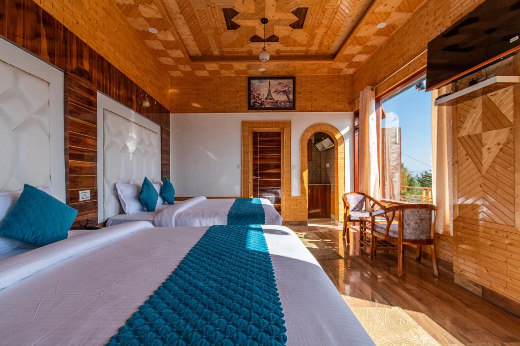 Hotel Wood Crista Kufri Near An Apple Orchard Zewnętrze zdjęcie