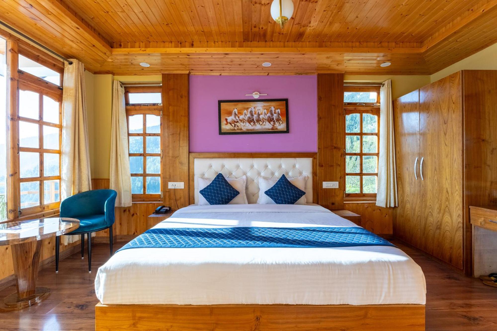Hotel Wood Crista Kufri Near An Apple Orchard Zewnętrze zdjęcie